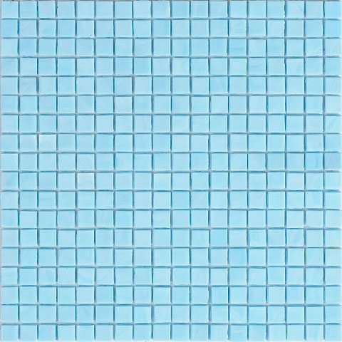 Мозаика Alma Mosaic Opaco NA59, цвет голубой, поверхность глянцевая, квадрат, 295x295