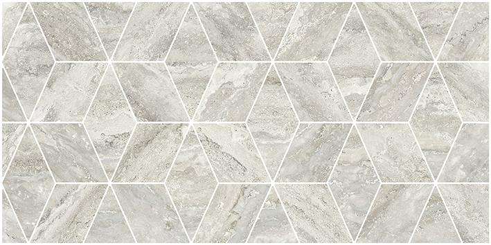 Керамическая плитка Laparet Echo Плитка настенная серый рельеф, цвет серый, поверхность матовая, прямоугольник, 300x600