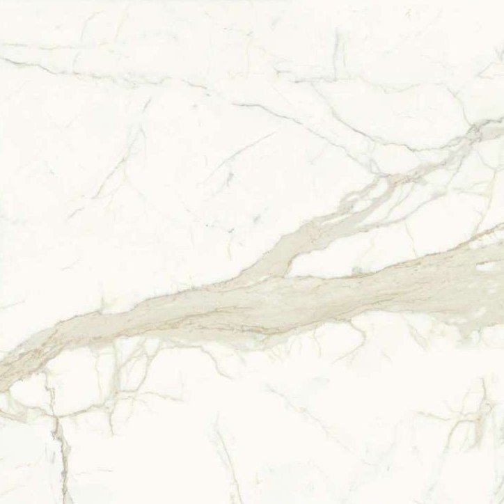 Керамогранит FMG Calacatta Luc. L75265MF6, цвет белый бежевый, поверхность полированная, квадрат, 750x750