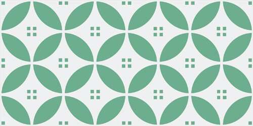 Декоративные элементы Vives Rivoli Remes Oliva, цвет зелёный, поверхность глянцевая, кабанчик, 100x200