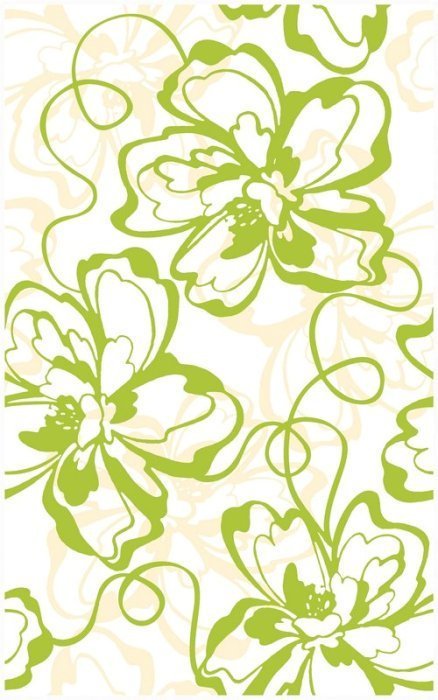 Вставки Нефрит керамика Кураж 2 04-01-1-09-00-81-050-0, цвет зелёный, поверхность глянцевая, прямоугольник, 250x400