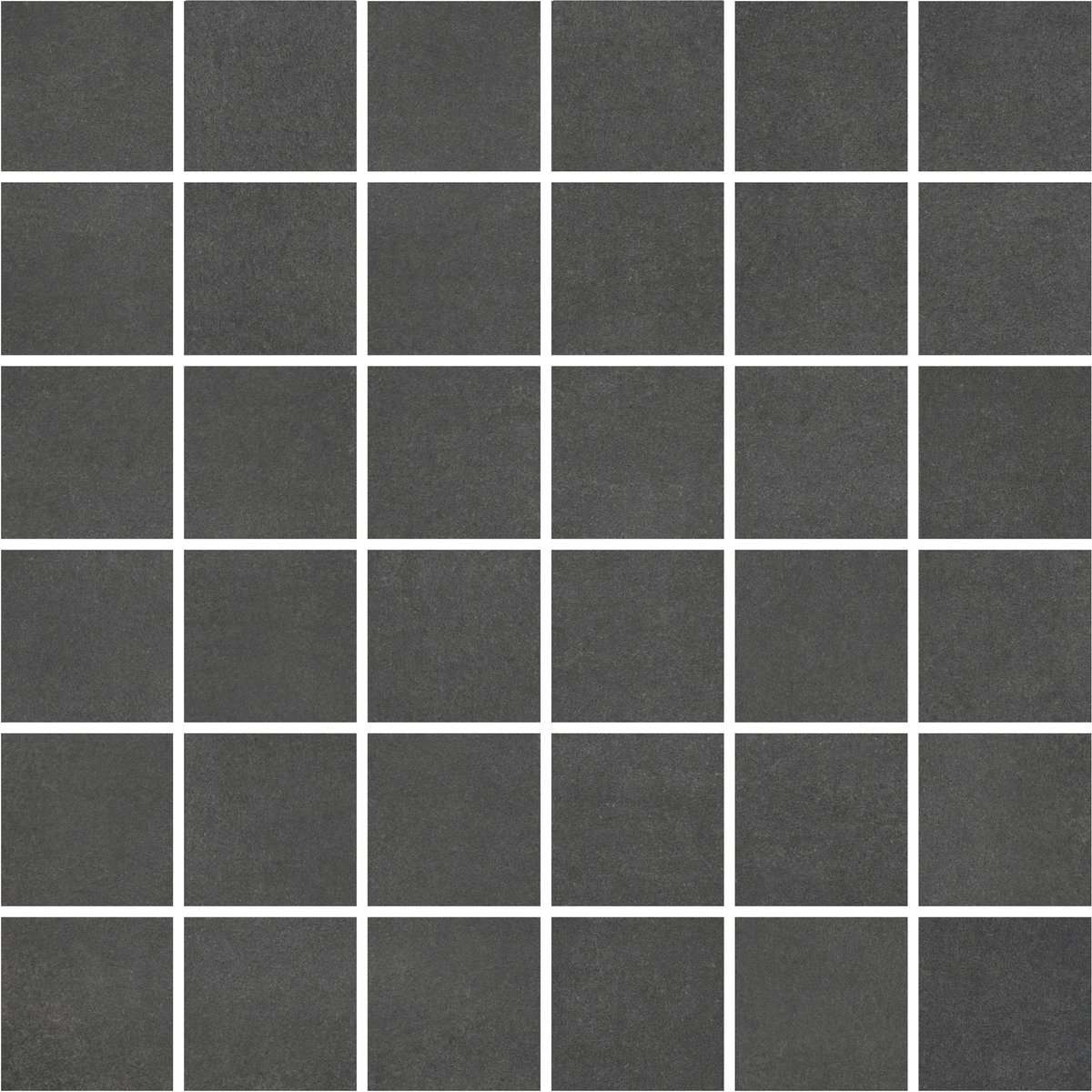 Мозаика Cerrad Mosaic Concrete Anthracite, цвет чёрный, поверхность матовая, квадрат, 300x300