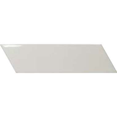 Керамическая плитка Equipe Chevron Wall Light Grey Right 23360, цвет серый, поверхность глянцевая, шеврон, 52x186