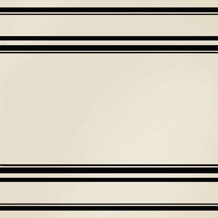 Декоративные элементы Petracers Ad Personam Pavimento Lineare Nero, цвет чёрно-белый, поверхность глянцевая, квадрат, 500x500