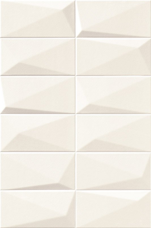 Керамическая плитка Mainzu Diamond Artic, цвет белый, поверхность глянцевая, кабанчик, 100x200