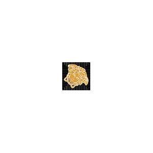 Вставки Versace Meteorite Toz.Medusa Lap Nero/Oro 47310, цвет чёрный золотой, поверхность лаппатированная, квадрат, 27x27