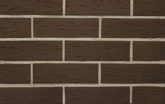 Клинкер Terramatic Basic Koro Brown, цвет коричневый тёмный, поверхность рельефная, прямоугольник, 71x240