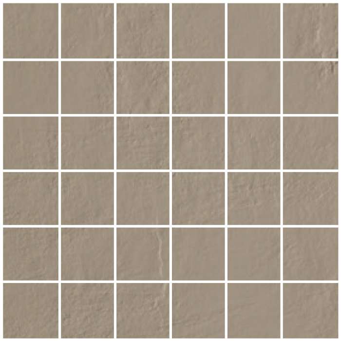 Мозаика Cir Mat Mosaico (6,5X6,5) C Mud 1056358, цвет коричневый, поверхность матовая, квадрат, 400x400