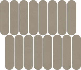 Мозаика Vives New York Mosaico Nolita Gris R10, цвет серый, поверхность матовая противоскользящая, прямоугольник, 270x310