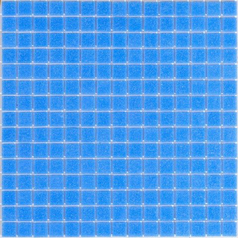 Мозаика Alma Mosaic Sandy SE25, цвет голубой, поверхность матовая, квадрат, 327x327