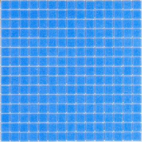 Мозаика Alma Mosaic Sandy SE25, цвет голубой, поверхность матовая, квадрат, 327x327