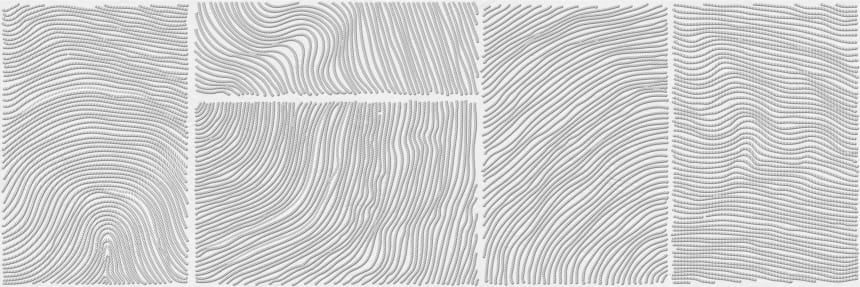 Декоративные элементы Lasselsberger Кинцуги 1664-0212, цвет белый серый, поверхность матовая, прямоугольник, 200x600