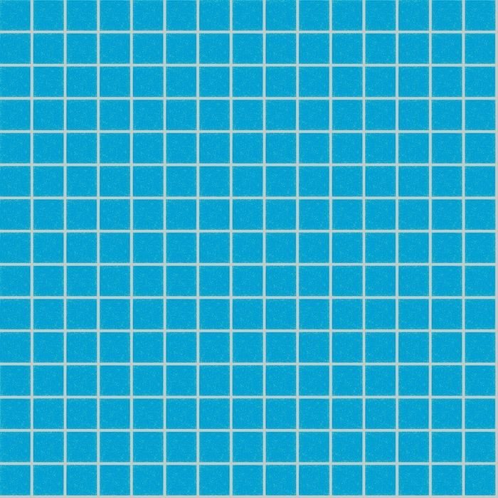 Мозаика Bisazza Vetricolor 20.23, цвет голубой, поверхность матовая, квадрат, 322x322