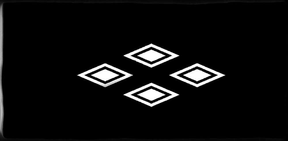 Вставки Self Style Natura Quadri Black cna-100, цвет чёрный, поверхность глянцевая, прямоугольник, 65x130
