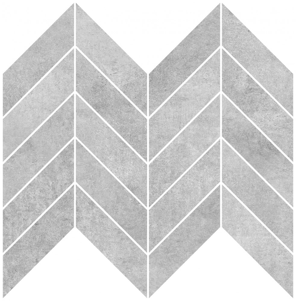 Мозаика Cersanit Brooklyn Серый A-BL2L091\G, цвет серый, поверхность матовая, квадрат, 230x300