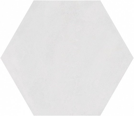Керамогранит Equipe Urban Hexagon Light 23511, цвет белый, поверхность матовая, шестиугольник, 254x292