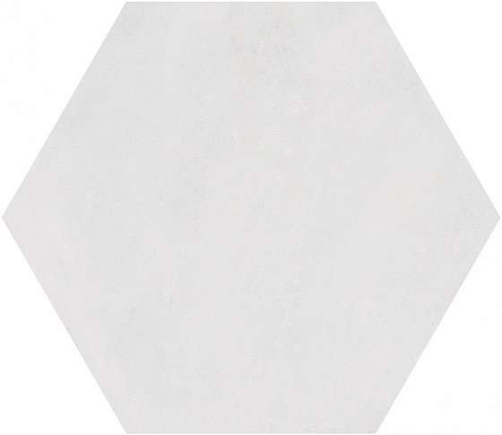 Керамогранит Equipe Urban Hexagon Light 23511, цвет белый, поверхность матовая, шестиугольник, 254x292