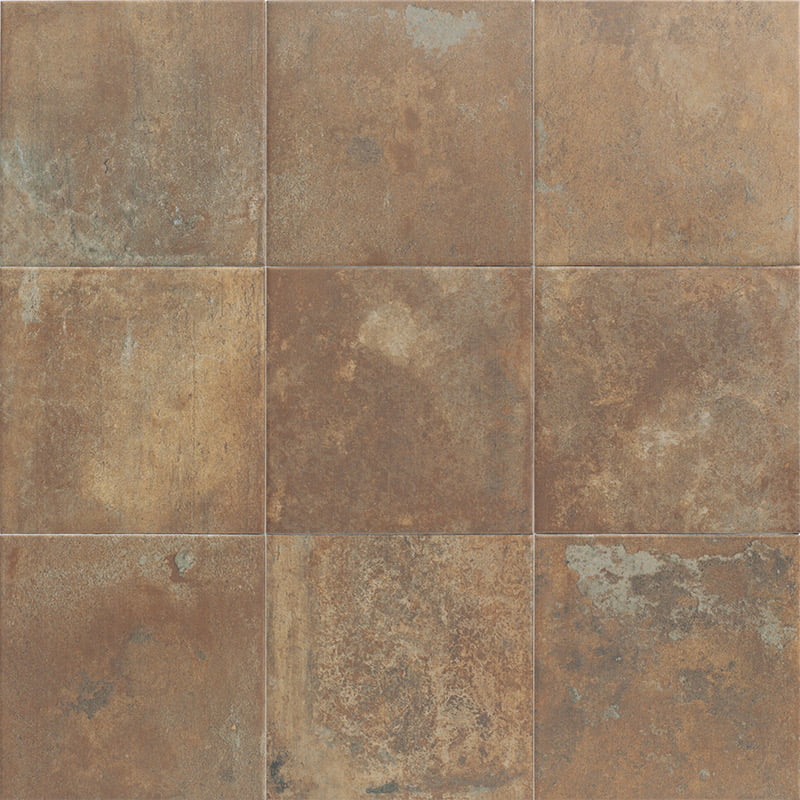 Керамогранит Mainzu Land Cotto, цвет коричневый, поверхность матовая, квадрат, 200x200
