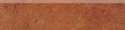 Бордюры ABK Batt. Petraia Rosso A85376, цвет терракотовый, поверхность матовая, прямоугольник, 80x333