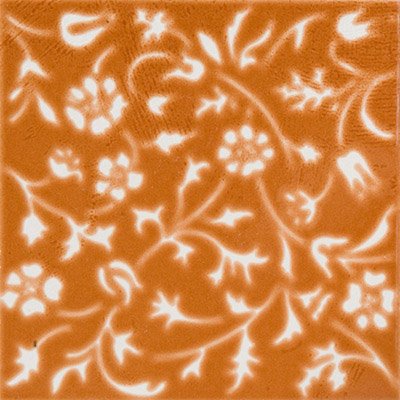 Вставки Cedir Mediterraneo Tozzetto Foglie&Fiori Cotto, цвет коричневый, поверхность лаппатированная, квадрат, 244x244