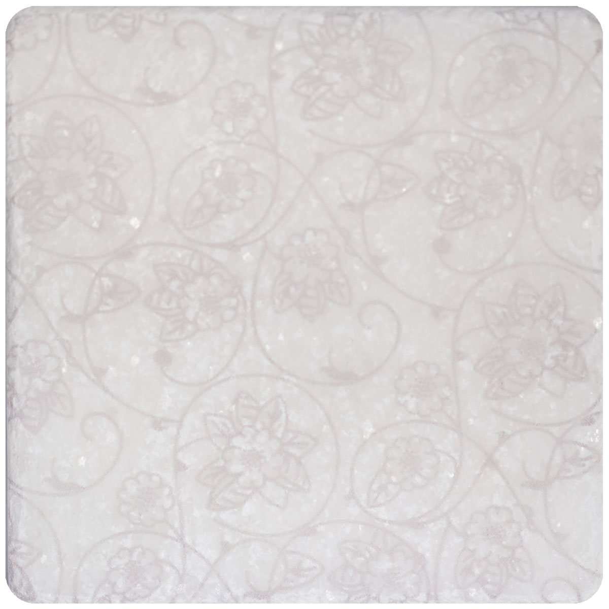 Керамическая плитка Stone4home Marble White Motif №6, цвет белый, поверхность матовая, квадрат, 100x100