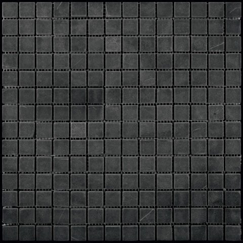 Мозаика Natural Mosaic Adriatica (2X2) 7M009-20T, цвет чёрный, поверхность матовая, квадрат, 305x305
