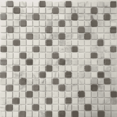 Мозаика NS Mosaic KP-742, цвет коричневый бежевый, поверхность матовая, квадрат, 305x305