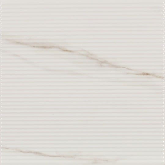 Керамическая плитка  Shapes 3 Stripes Calacatta 187596, цвет бежевый, поверхность матовая, квадрат, 250x250