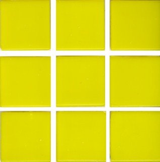 Мозаика Irida Gamma И20.90(3), цвет жёлтый, поверхность глянцевая, квадрат, 327x327