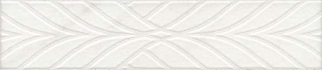 Бордюры Kerama Marazzi Бордюр Борсари ALD\A35\12103R, цвет белый, поверхность матовая, прямоугольник, 55x250