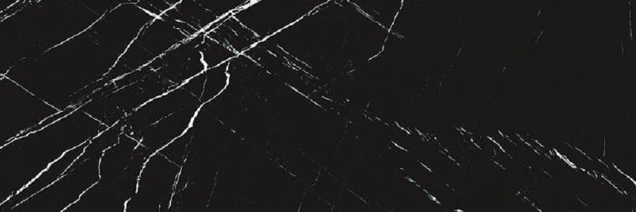 Керамогранит Alfalux Canova Pro Bellagio Lucido Rett T202255, цвет чёрный, поверхность полированная, прямоугольник, 900x2700