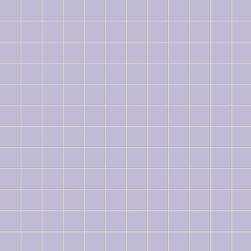 Мозаика Ce.Si Matt Lavanda Su Rete 2,5x2,5, цвет сиреневый, поверхность матовая, квадрат, 300x300