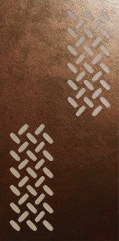 Декоративные элементы Cinca Matrix Natural Tweed 8390/211, цвет коричневый, поверхность матовая, прямоугольник, 245x490