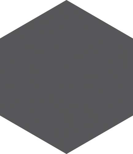 Керамогранит APE Home Hexagon Graphite, цвет серый, поверхность матовая, шестиугольник, 175x202
