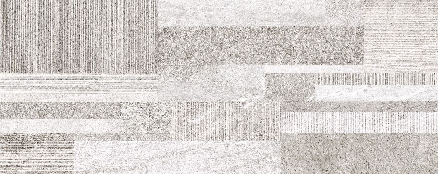 Керамогранит Naxos Lithos Muretto Latemar 3D 99940, цвет серый, поверхность матовая 3d (объёмная), под кирпич, 320x805