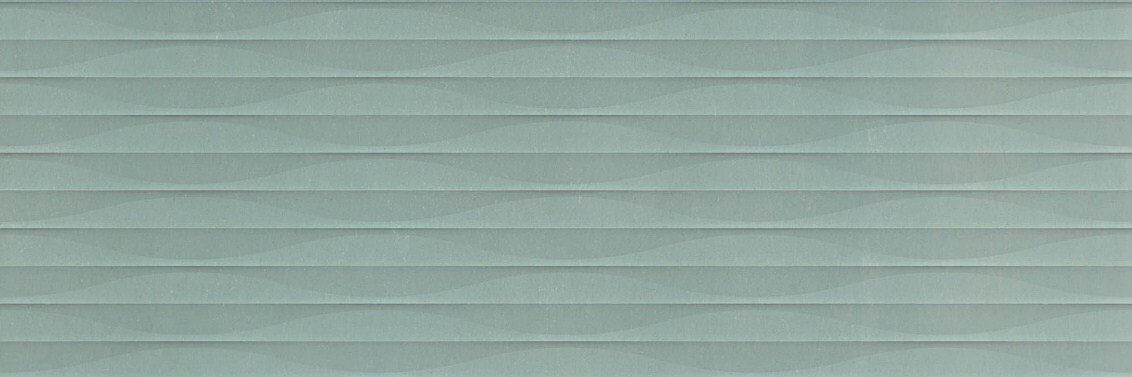 Керамическая плитка Cifre Titan Aqua Relieve, цвет бирюзовый, поверхность глянцевая, прямоугольник, 300x900