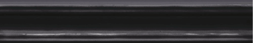Бордюры Cifre Bulevar Moldura Black, цвет чёрный, поверхность глянцевая, прямоугольник, 50x305