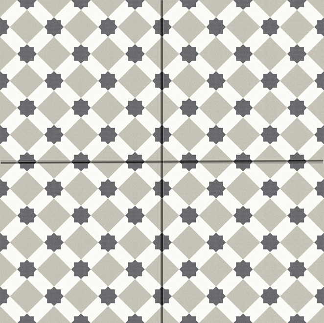 Керамогранит Etili Seramik Firenze Grey Pre-Cut, цвет белый серый, поверхность матовая, квадрат, 450x450