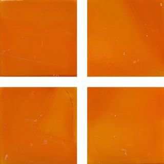 Мозаика Irida Nuance 15.S93(3), цвет оранжевый, поверхность глянцевая, квадрат, 327x327