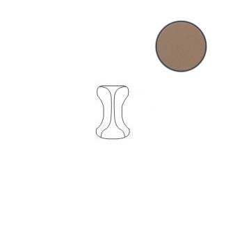 Спецэлементы Ce.Si Metro Angolo Finale Int. Ambra, цвет коричневый, поверхность глянцевая, прямоугольник, 50x25