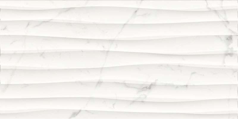 Керамическая плитка Marazzi Italy Elegance Statuario Str Move 3D MNYS, цвет белый, поверхность глянцевая 3d (объёмная), прямоугольник, 300x600