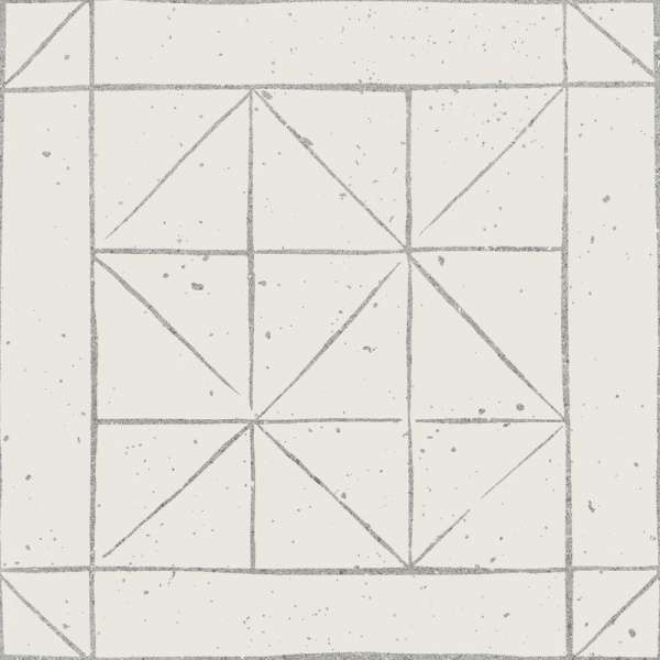 Керамическая плитка Wow Puzzle Square Sketch Decor 123827, цвет слоновая кость, поверхность матовая, квадрат, 185x185