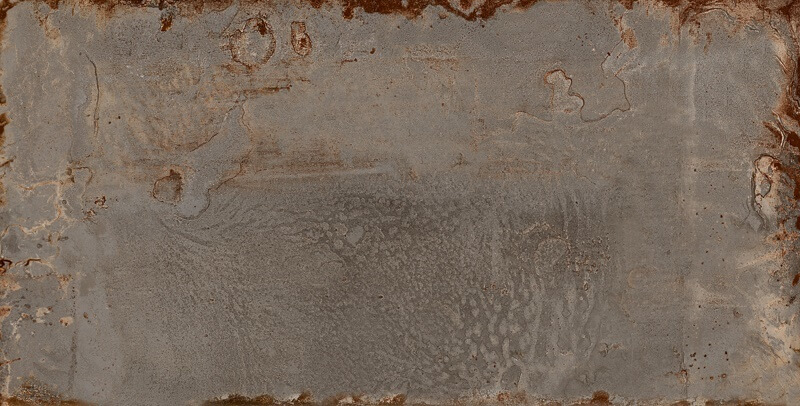 Керамогранит Sant Agostino Oxidart Iron CSAOXIRO12, цвет серый, поверхность матовая, прямоугольник, 600x1200