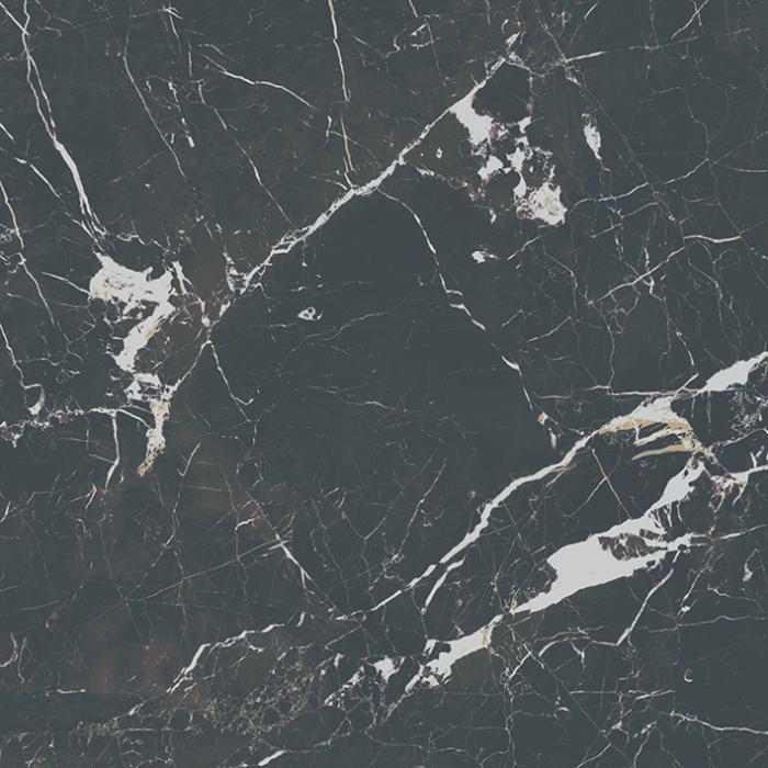 Керамогранит Gracia Ceramica Charlie Black 01, цвет чёрный, поверхность полированная, квадрат, 600x600