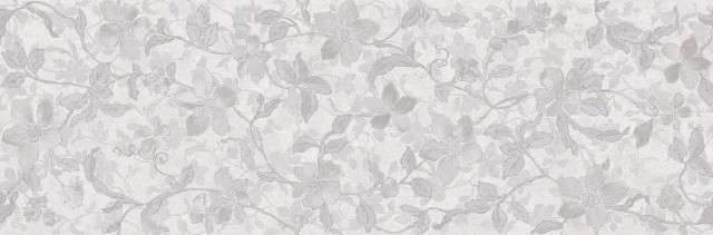 Керамическая плитка Emigres Microcemento Floral Blanco, цвет белый серый, поверхность матовая, прямоугольник, 300x900