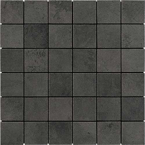 Мозаика La Fabbrica Hurban Mosaico Graphite 177304, цвет чёрный, поверхность матовая, квадрат, 300x300