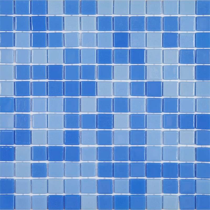 Мозаика Togama Pool&Wellness SPA Mauricio, цвет синий, поверхность глянцевая, квадрат, 340x340