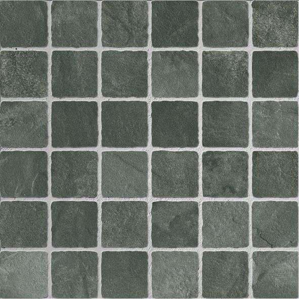 Мозаика Settecento Primitive Anthracite Mosaico Su Rete, цвет серый, поверхность глазурованная, квадрат, 320x320