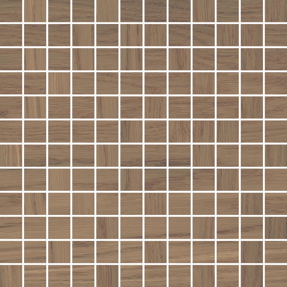 Мозаика Paradyz Amiche Brown Mozaika, цвет коричневый, поверхность матовая, квадрат, 298x298