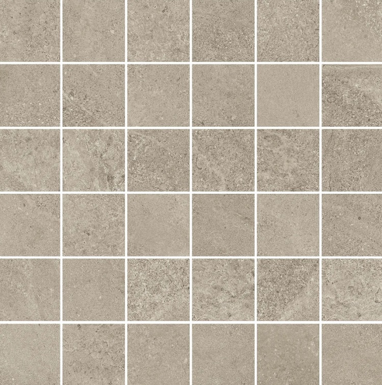 Мозаика Sant Agostino Bergstone Mosaico Sand CSAMBESA30, цвет коричневый, поверхность натуральная, квадрат, 300x300